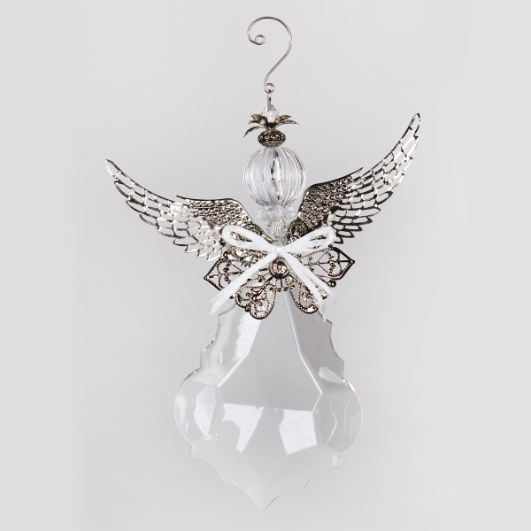 Crystal Teardrop Fairy Angel Decoration