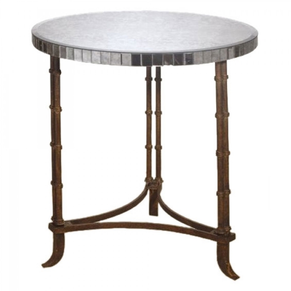 Antique Siver Round Table