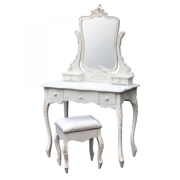 Dressing Table Set - White