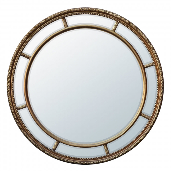Gold Bevelled Mirror