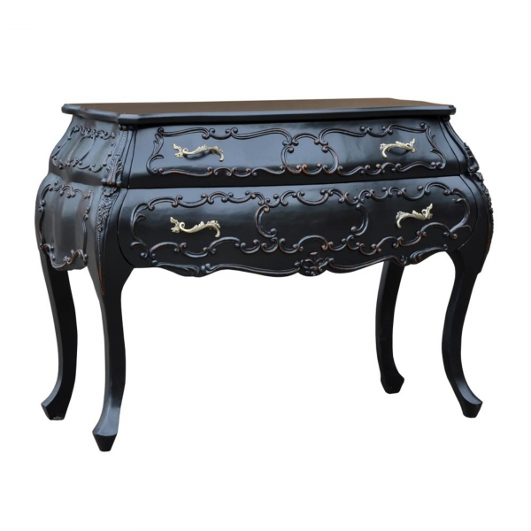 Boudoir Provence Chest of Drawers - Blackened Silver