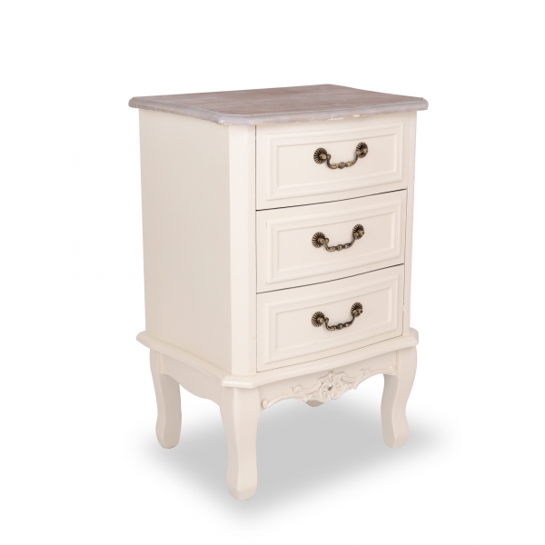 Appleby Bedside Table - Antique White