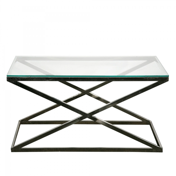 Venetian Glass Table - Silver