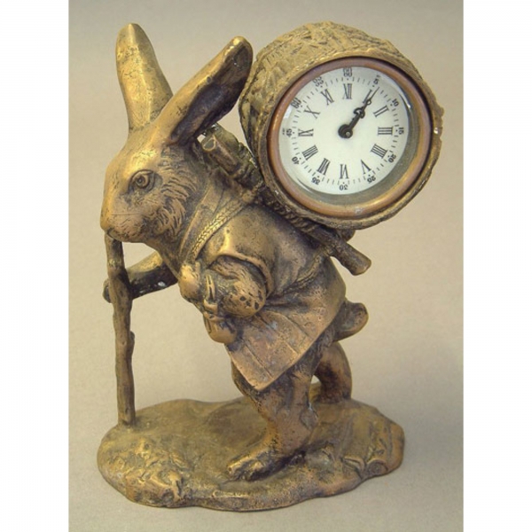Mechanical Bronze Rabbit Clock