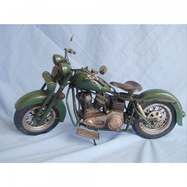 Green Motorcycle
