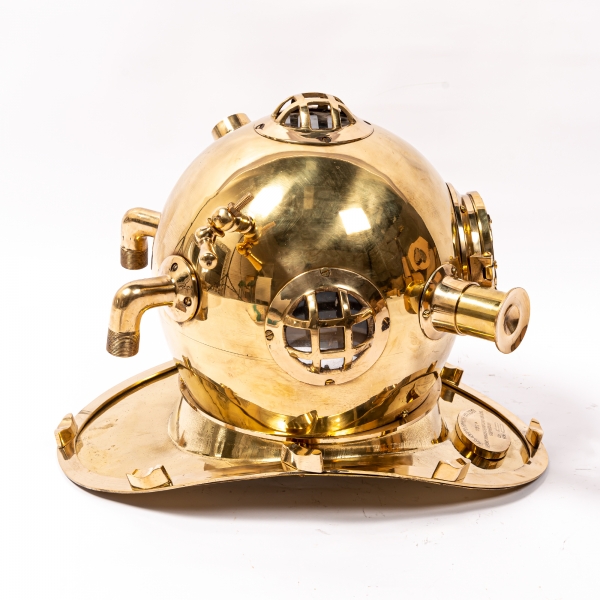 Diving Helmet Antique Brass