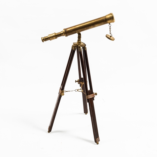 Antique Brass Telescope with Tripod 