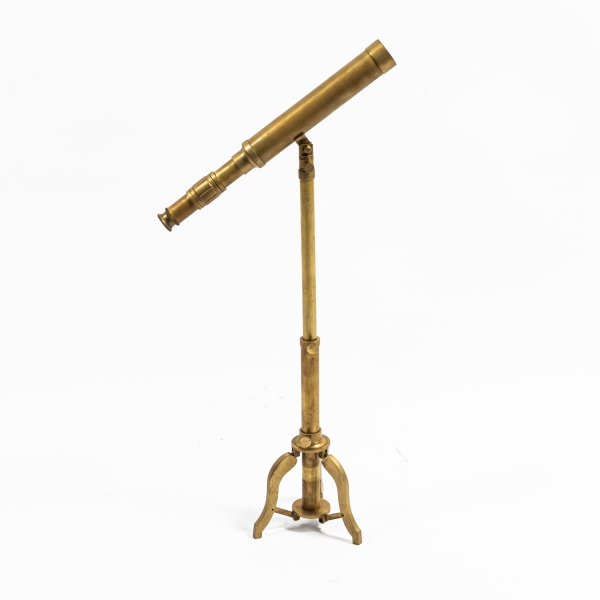 Antique Brass Telescope with Tripod 