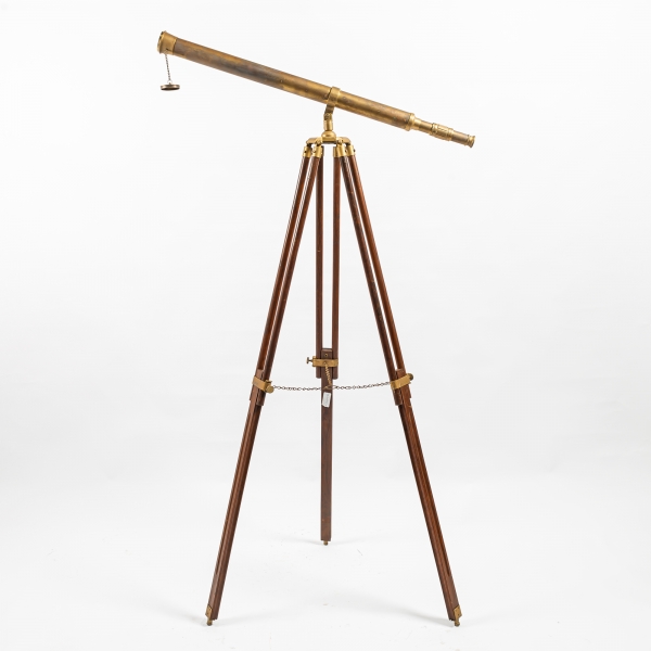 Antique Brass Telescope with Tripod Large 