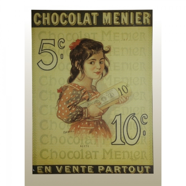 Canvas Print, Chocolat Menier, Partout 