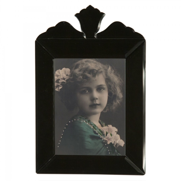 Venetian Mirror  Black Portrait  Photo Frame